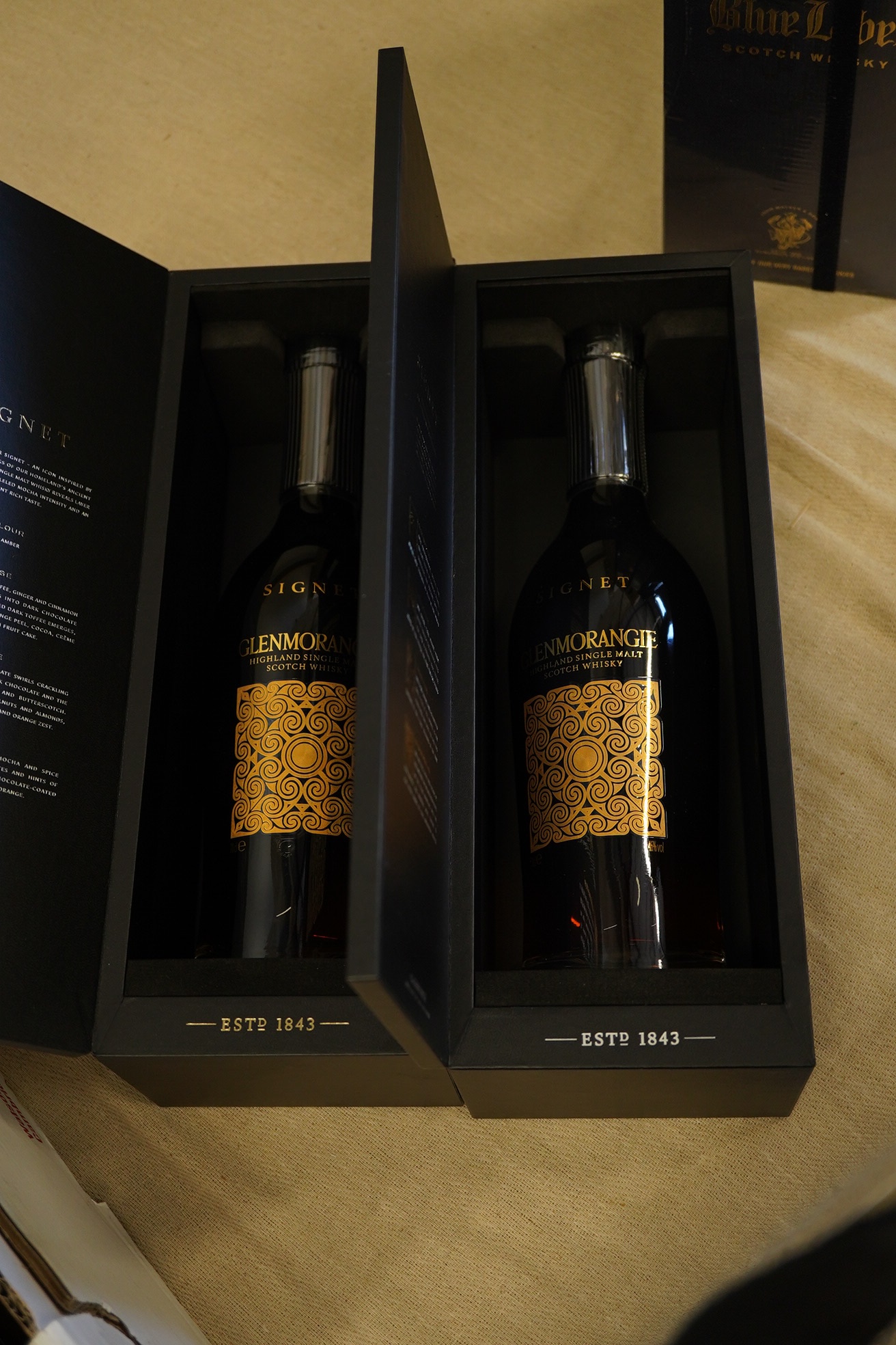 Two bottles of Glenmorangie Signet Single Malt Scotch Whisky (Boxed)
